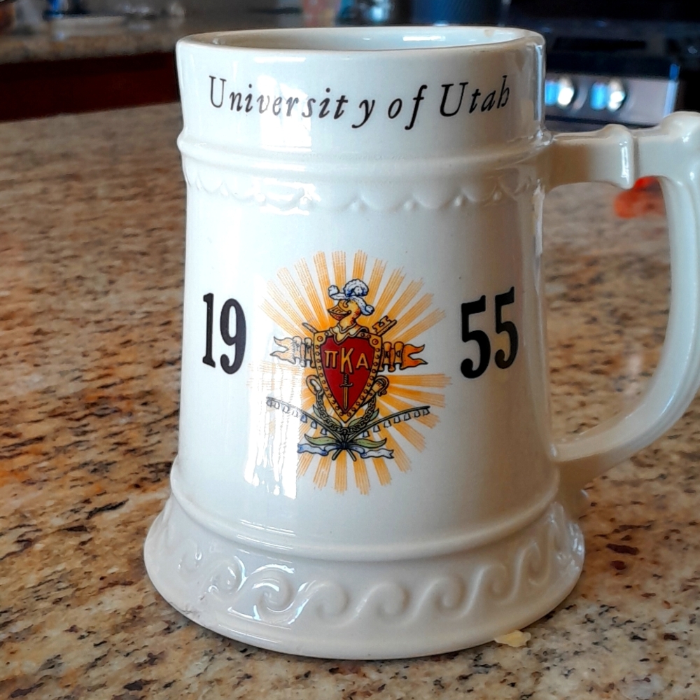 Pi Kappa Alpha 1955 Fraternity Beer Tankard, University of Utah